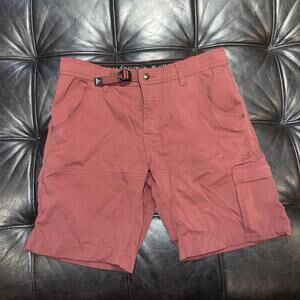 Red Prana Outdoor Hiking Casual Shorts Men's Size 30X10